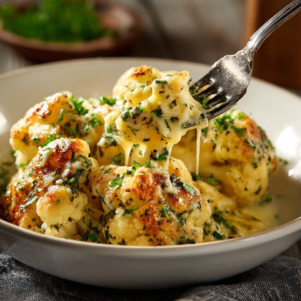 Blumenkohl mit Knoblauchbutter