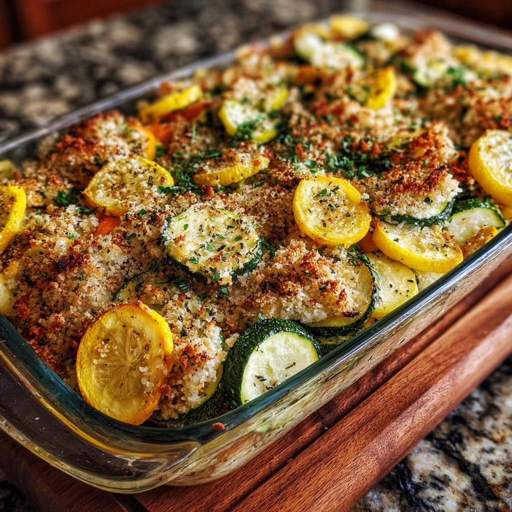 Kalorienarme Ofen Zucchini Mit Hähnchen