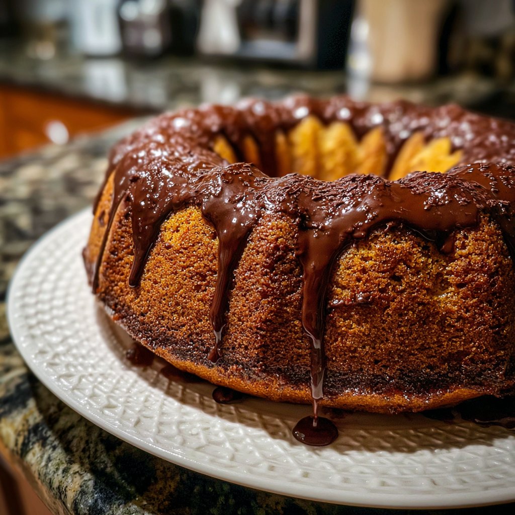 Blechkuchen mit Schokoglasur