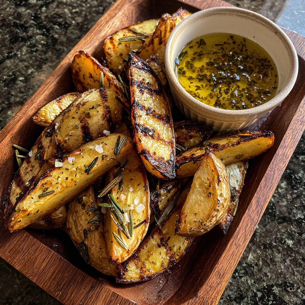 Grill Beilagen Mit Kartoffel Spalten