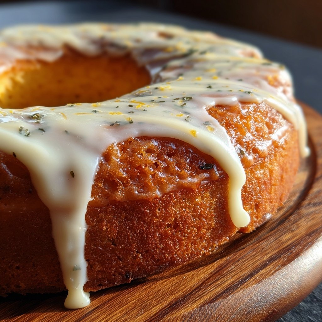 Zitronenkuchen mit Frischkäsefüllung