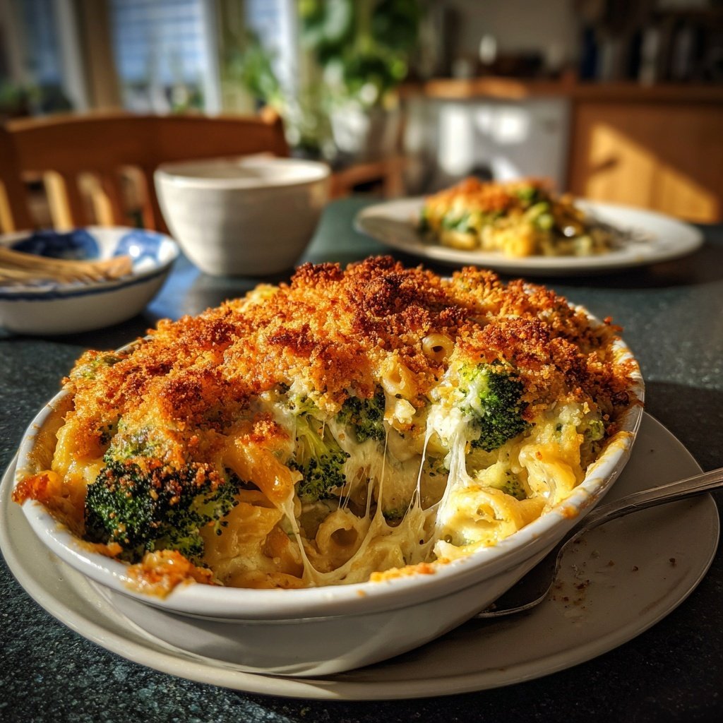 Brokkoli Auflauf Mit Vollkornnudeln