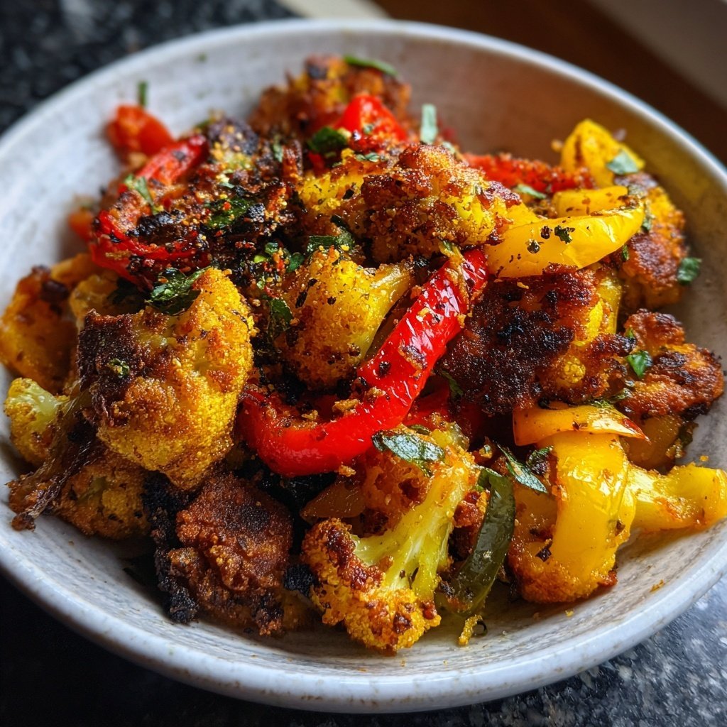 Blumenkohl mit Paprika