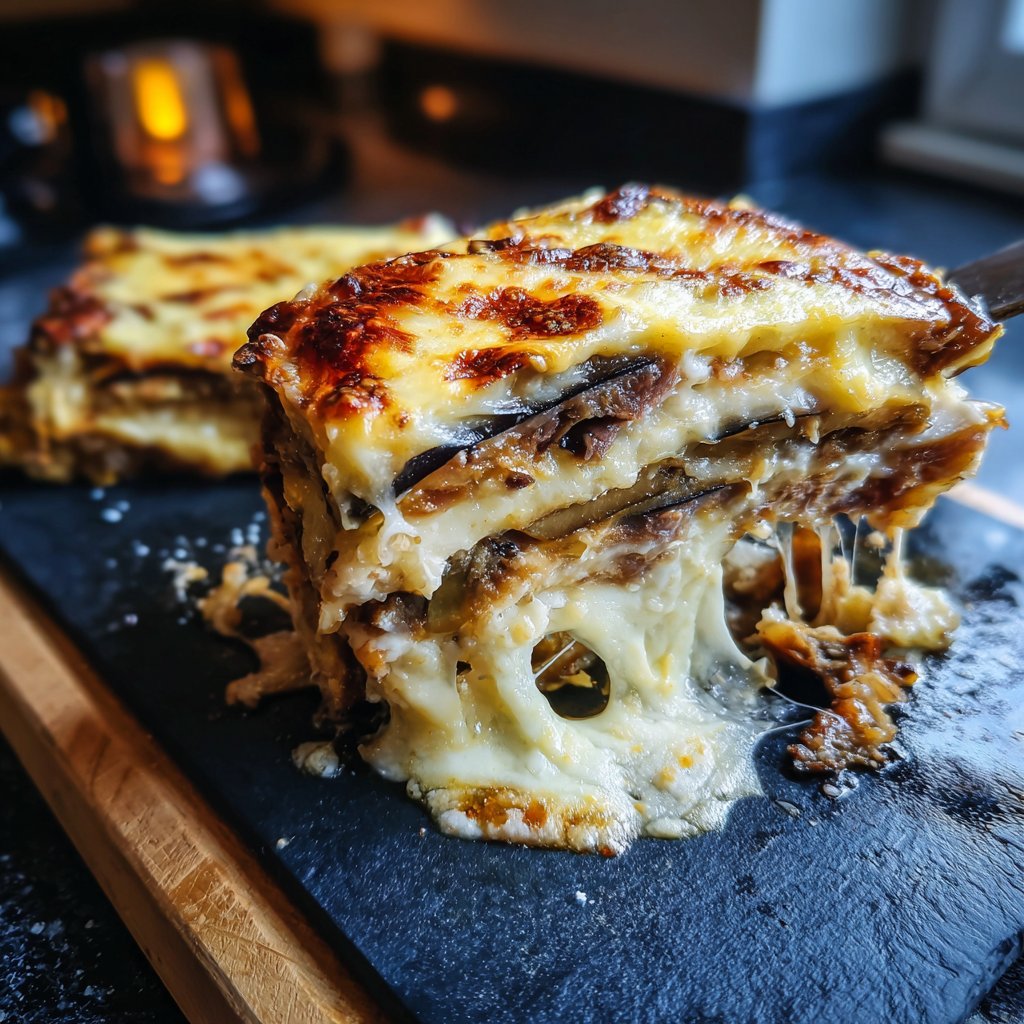 Auberginenauflauf cremig