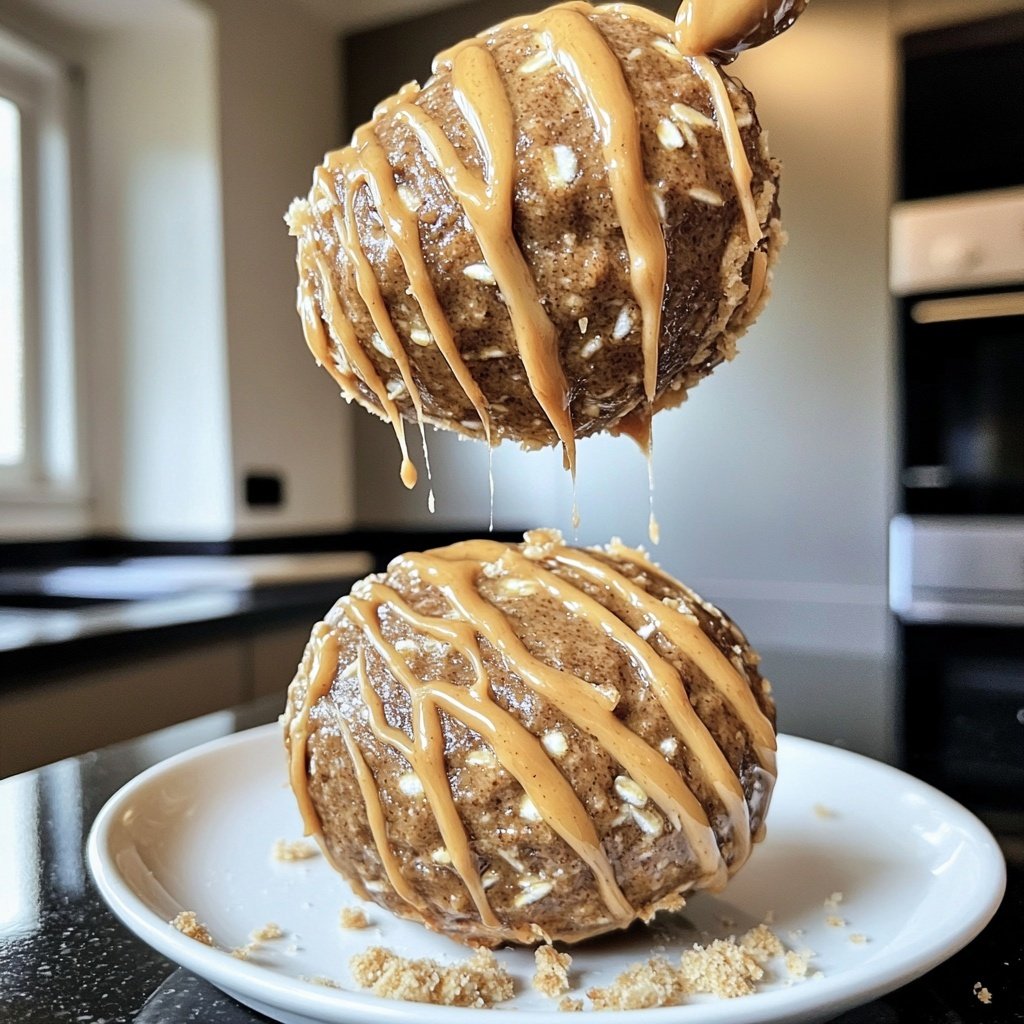 Protein Bällchen mit Mandelmus