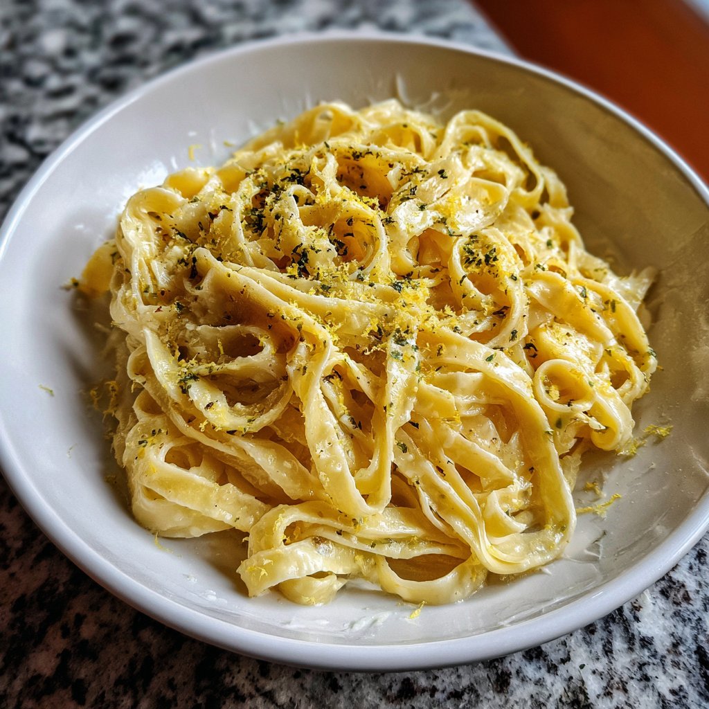 Tagliatelle mit Zitronenbutter