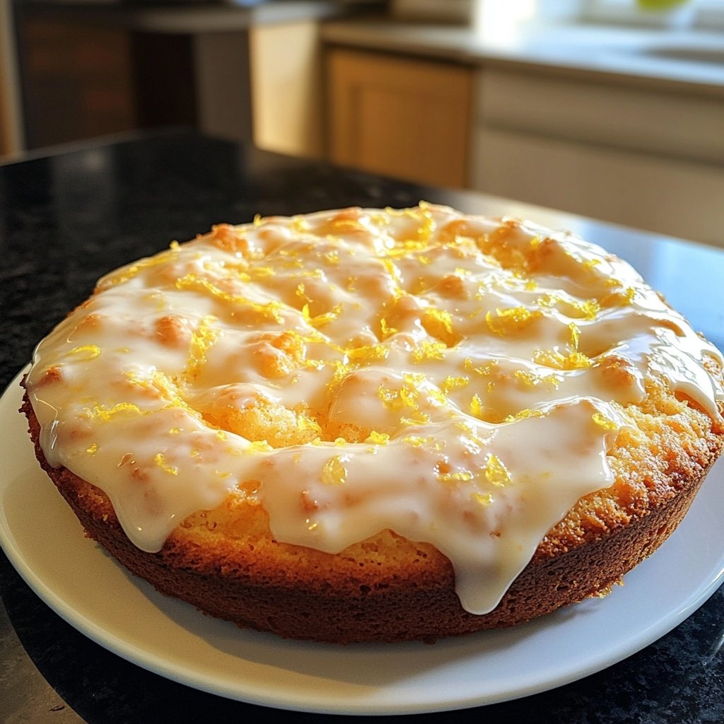 Zitronenkuchen mit Joghurt