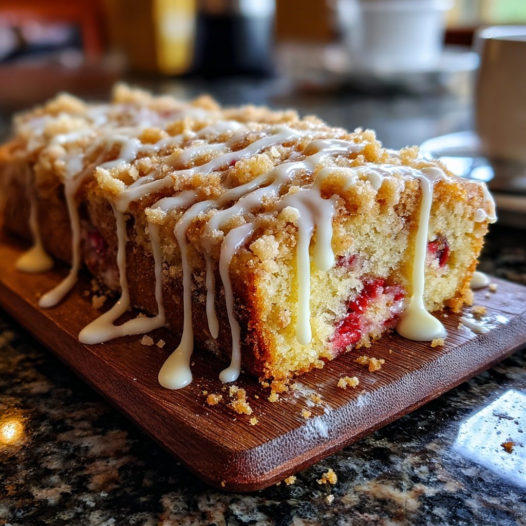 Erdbeer Vanille Blechkuchen Mit Streuseln
