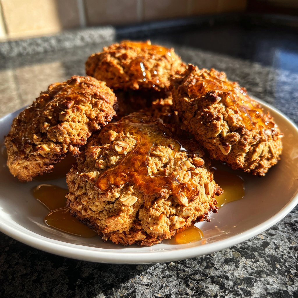 Cookies mit Nüssen und Honig