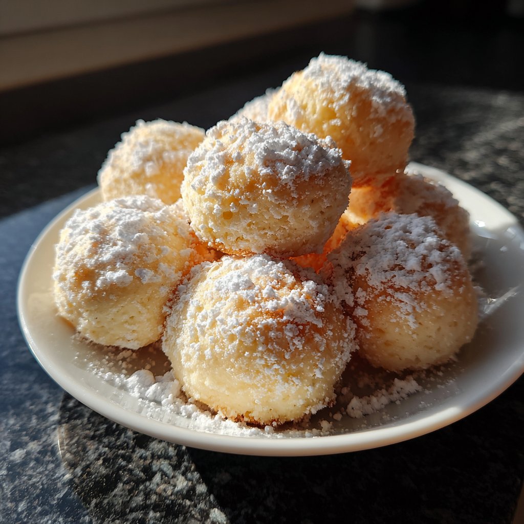 Quarkbällchen luftig