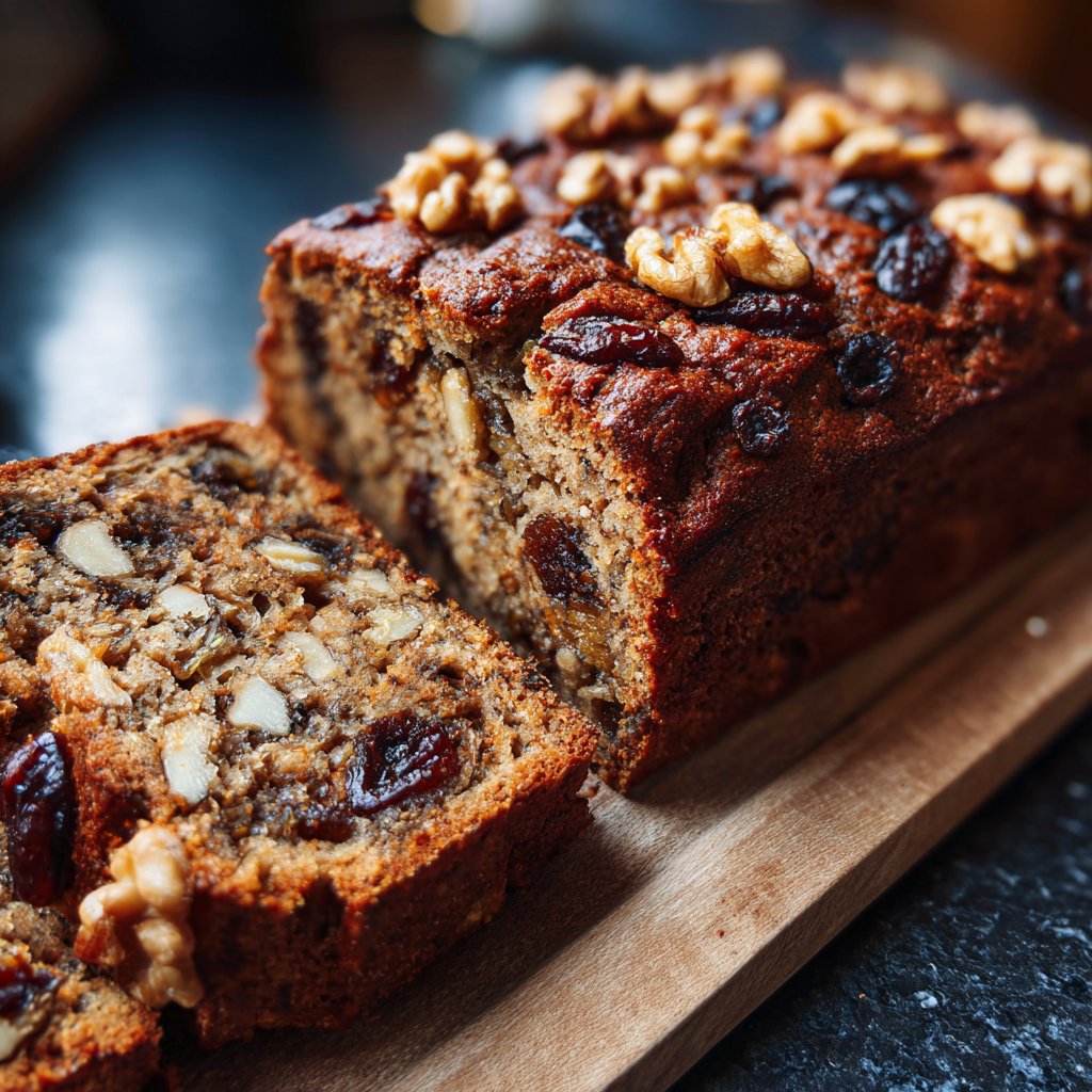 Bananenbrot mit Datteln