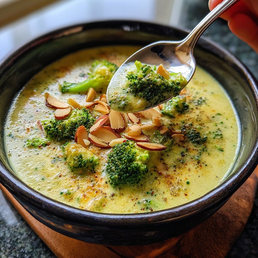 Brokkoli Mandel Suppe