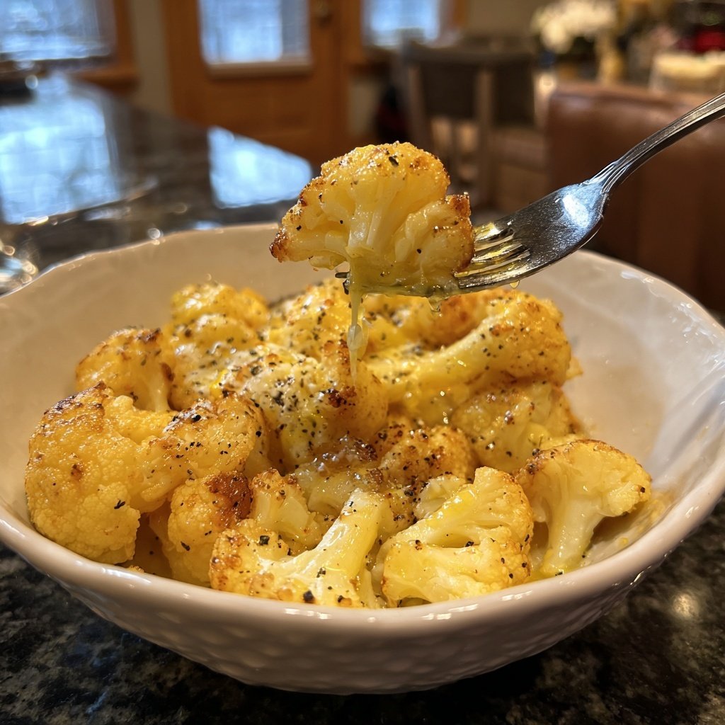 Blumenkohl mit Knoblauchbutter