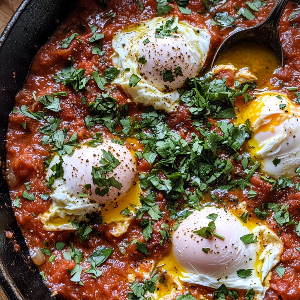 Shakshuka mit Kräutern