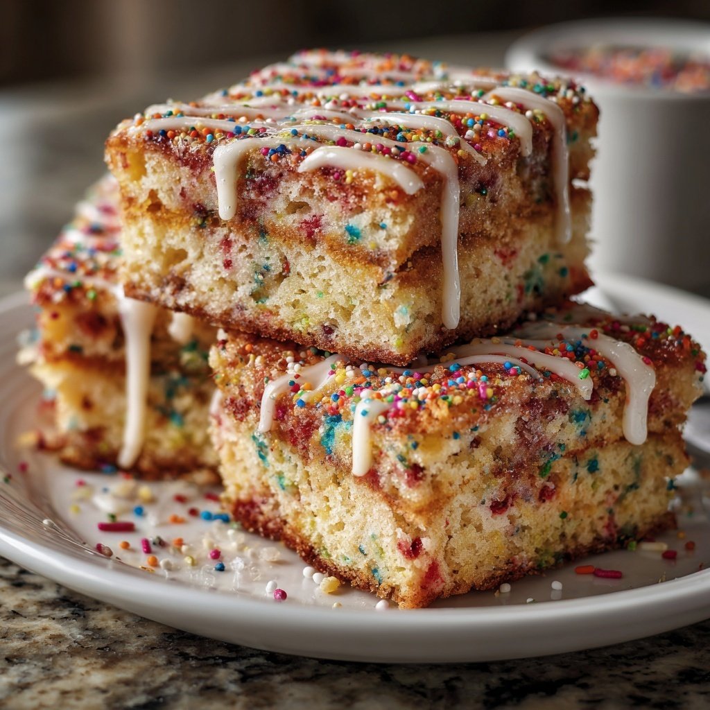 Geburtstagskuchen mit Streuseln